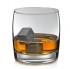 Whiskyglas mit Dauereiswürfel in Steinoptik